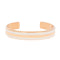 ダニエルウェリントン DANIEL WELLINGTON バングル ブレスレット レディース DW00400067 CLASSIC SLIM BRACELET SATIN WHITE M ローズゴールド ホワイト